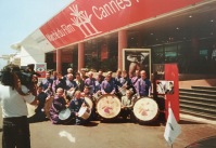 Tambores de Calanda en Cannes, año 2000