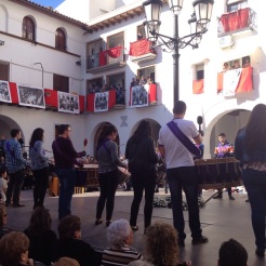 Cuadrilla Cofradía Jesús Nazareno en el 50 Aniversario del concurso de tambores Híjar