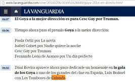 Emisión en directo de La Vanguardia